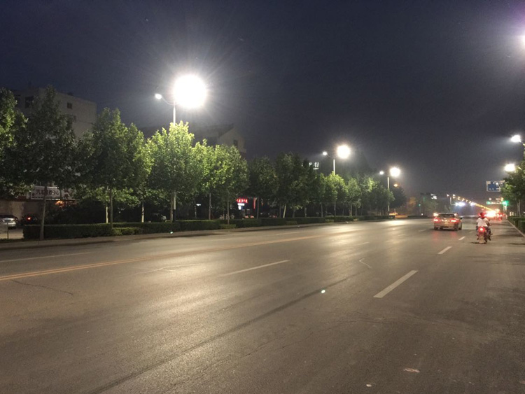 Jinghua Road Lighting Project in Dezhou City, Shandong Province