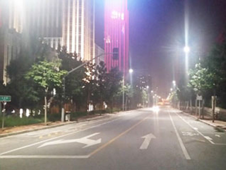 Lighting Project on Ligeng Road, Jinan City, Shandong Province