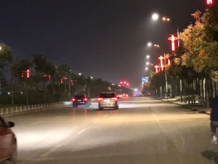 Lighting renovation of Shuihu Road and Jinhe Road in Yuncheng County, Heze City